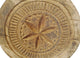 Consigned Vintage Wood Medallion on Stand 4