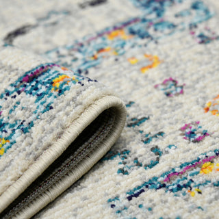 Montana Dyanne Area Rug, Ivory, 5'3" x 7'6", Bordered