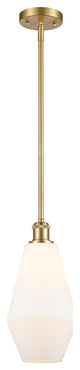 Innovations 516-1S-SG-G651-7-LED 1-Light Mini Pendant, Satin Gold