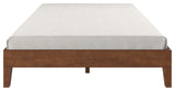 Nix Full Platform Bed, Natural
