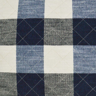 Buffalo Quilt Pillow - Denim