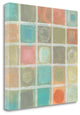"Sea Glass Mosaic Tile III" By Silvia Vassileva, Giclee on Gallery Wrap Canvas