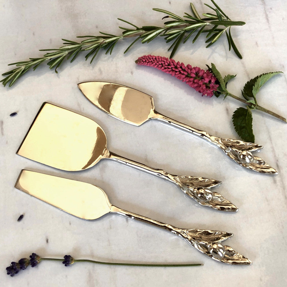 Oliveira Cheese Knives, Set of 3