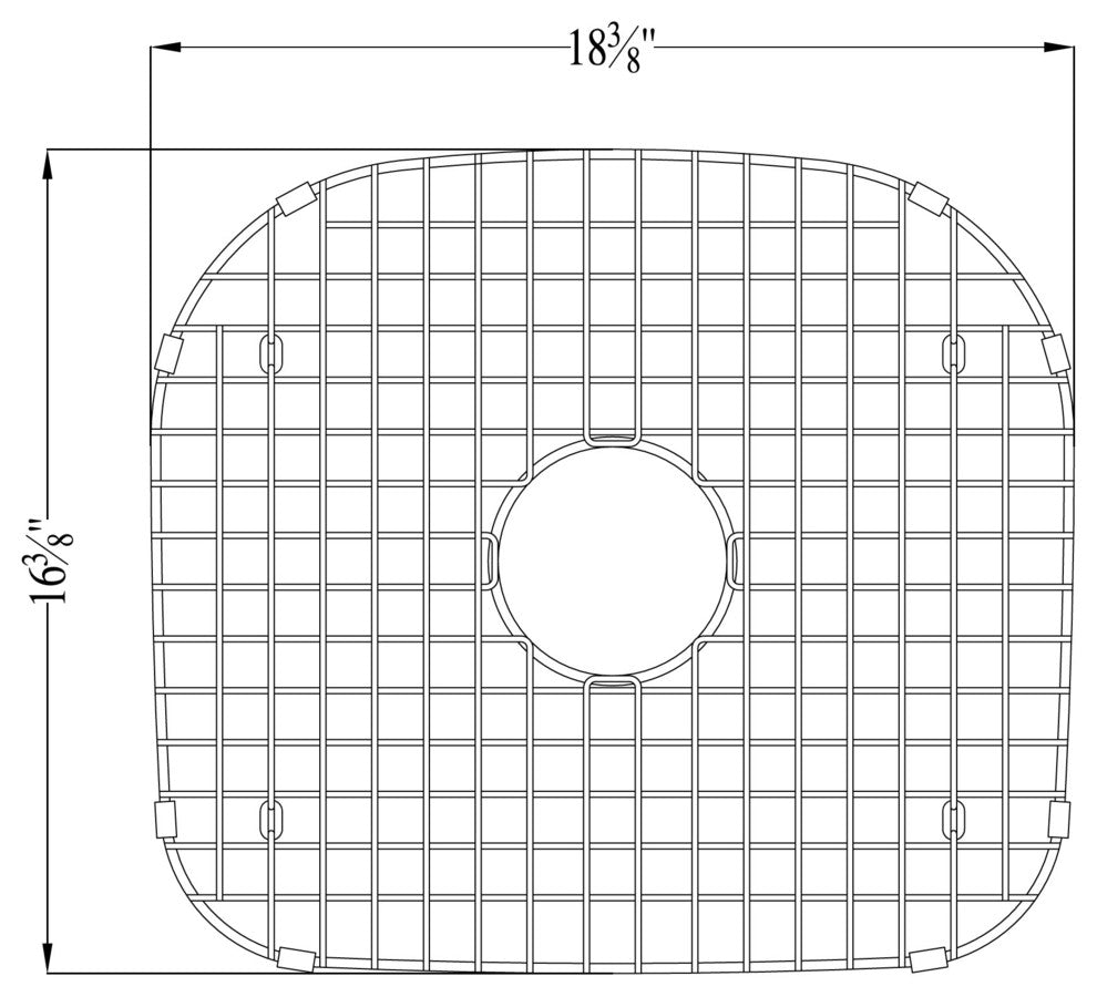 Dawn Bottom Grid For Asu105, Asu107, Large Bowl and Asu112, Large Bowl