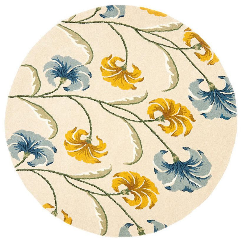 Safavieh Soho Soh767B Floral Rug, Beige/Multi, 5'0"x8'0"