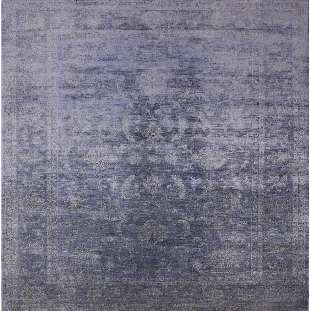 Ahgly Company Indoor Square Mid-Century Modern Area Rugs, 8' Square