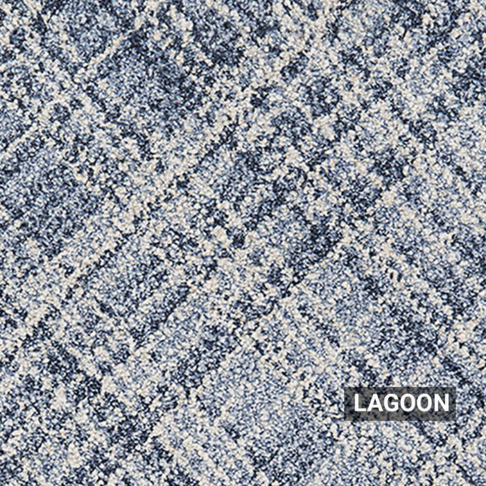 Lake Havasu Contemporary Area Rug, Lake Havasu, Lagoon, 7'x7'