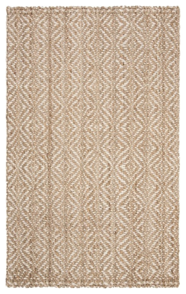 Safavieh Natural Fiber 9' x 12' Hand Woven Jute Rug in Natural