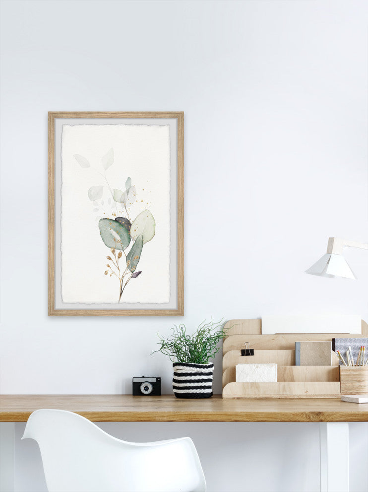 "Green Queen" Framed Painting Print, 30x45