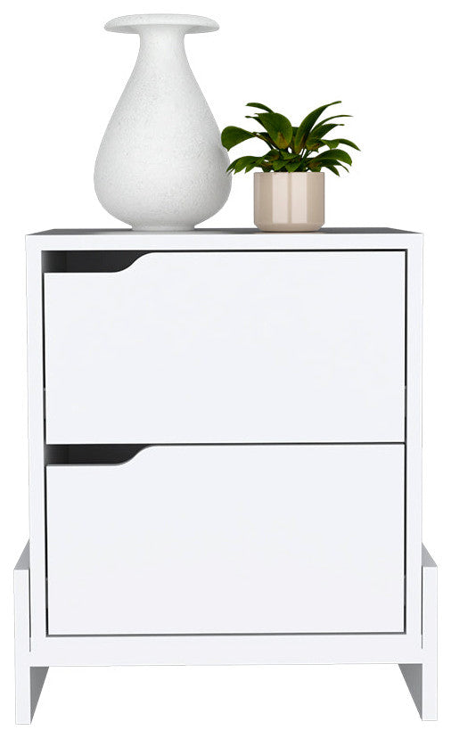 Nightstand Brookland, Bedroom, White