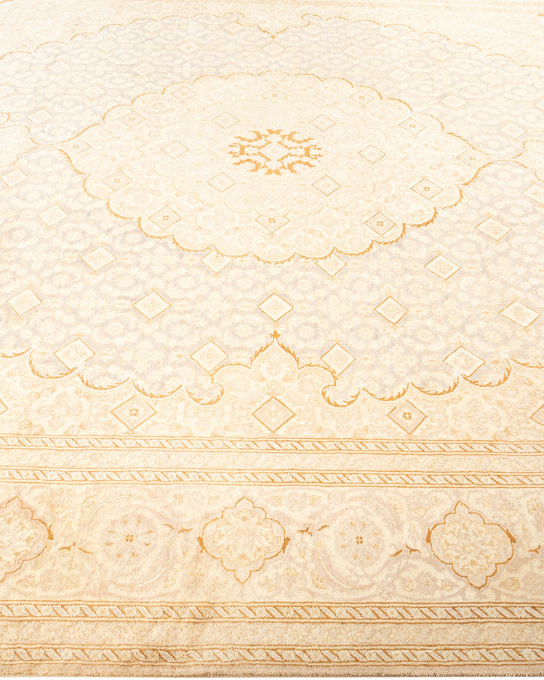 Mogul, One-of-a-Kind Hand-Knotted Area Rug Ivory, 8'0"x10'0"