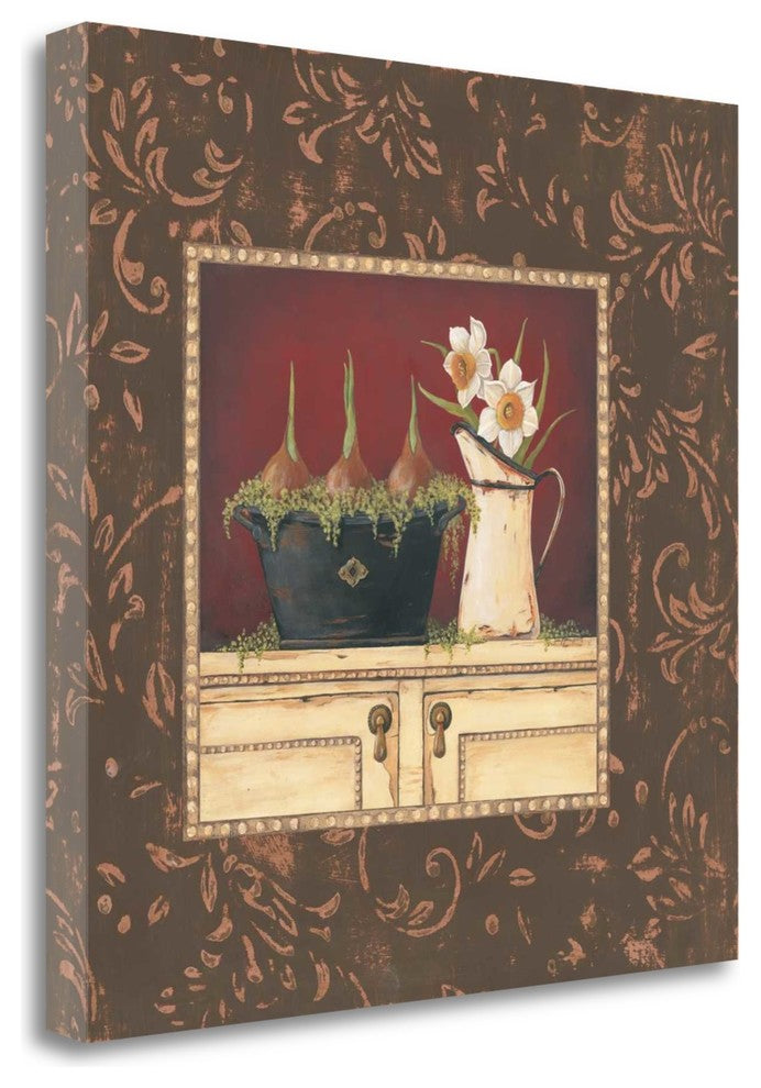 "Floral II" By Jo Moulton, Giclee Print on Gallery Wrap Canvas, Ready to Hang