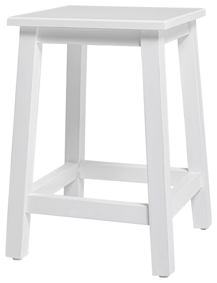 Classic White Stool