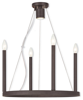 Hercules Chandelier, Bronze