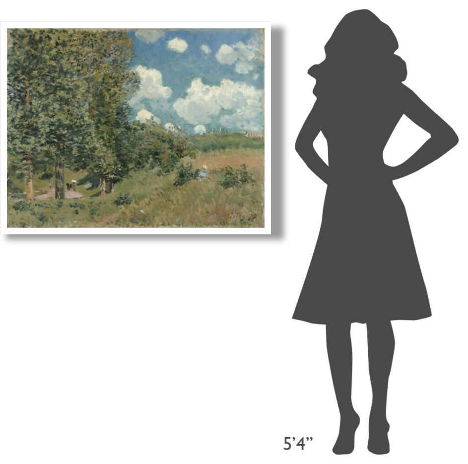 "The Road from Versailles to Saint-Germain" Print by Alfred Sisley, 42"x32"