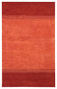 Metro Contemporary Area Rug, Red, 5''x7''6" Rectangle