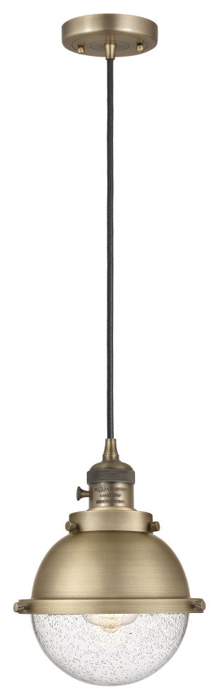 INNOVATIONS 201CSW-BB-HFS-64-BB-LED 1-Light Mini Pendant Brushed Brass