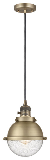 INNOVATIONS 201CSW-BB-HFS-64-BB-LED 1-Light Mini Pendant Brushed Brass