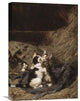 "Kittens in the Hay" Artwork, 15"x22"