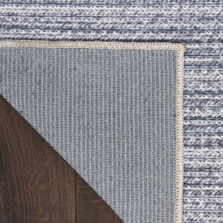Nourison Washables 4' x 6' Grey Modern Indoor Area Rug