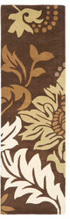 Safavieh Soho Soh831B Floral Rug, Brown/Multi, 2'6"x8'0" Runner