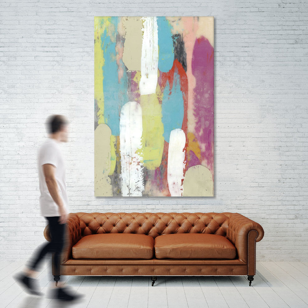 "Swatch Layers I" Fine Art Giant Canvas Print, 48"x72"