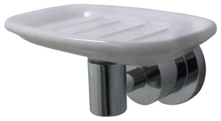 Kingston Brass Wall-Mount Soap Dish Holder, Polished Chrome