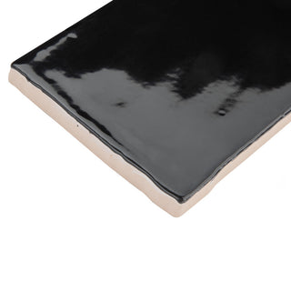 Chester Ceramic Wall Tile, Nero