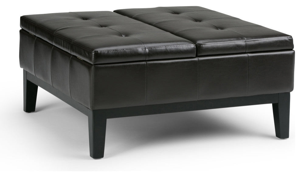 Dover Square Coffee Table Storage Ottoman