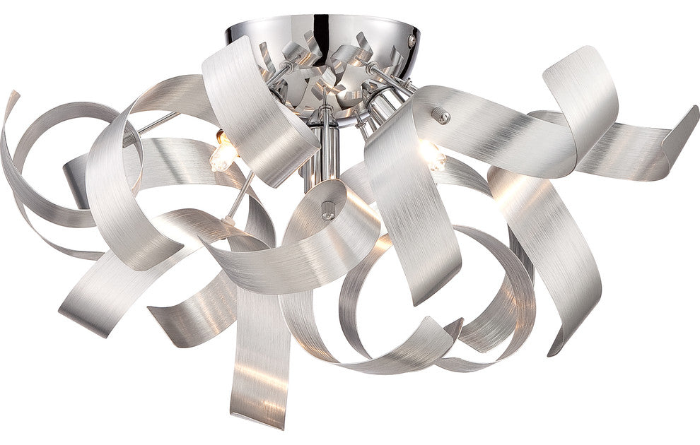 Quoizel Ribbons Four Light Flush Mount RBN1616MN