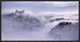 "Toledo City Foggy Morning" Framed Canvas Giclee by Jesus M. Garcia, 25x13"