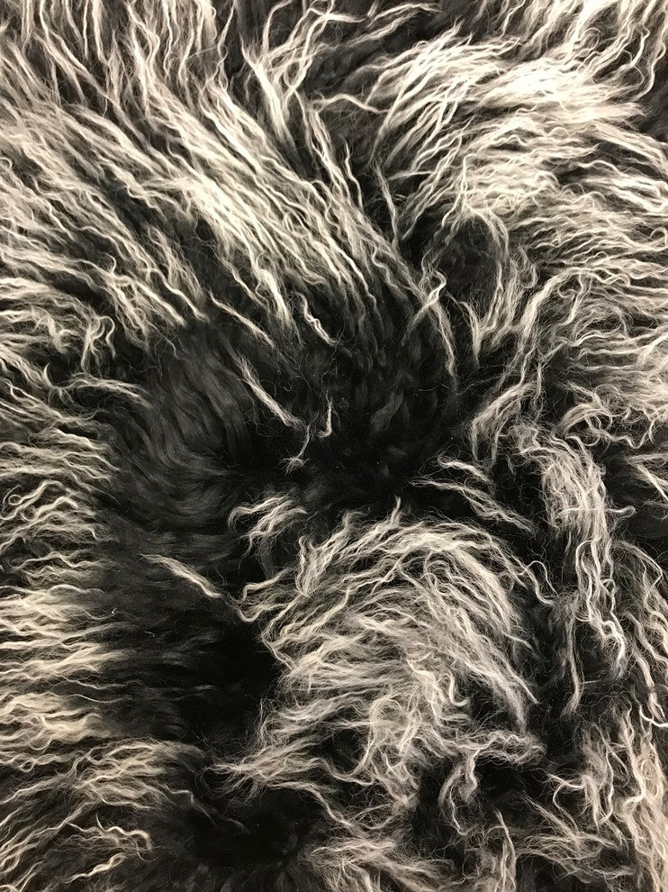 Tibetan Lamb Pillow, Starry Night, 24"