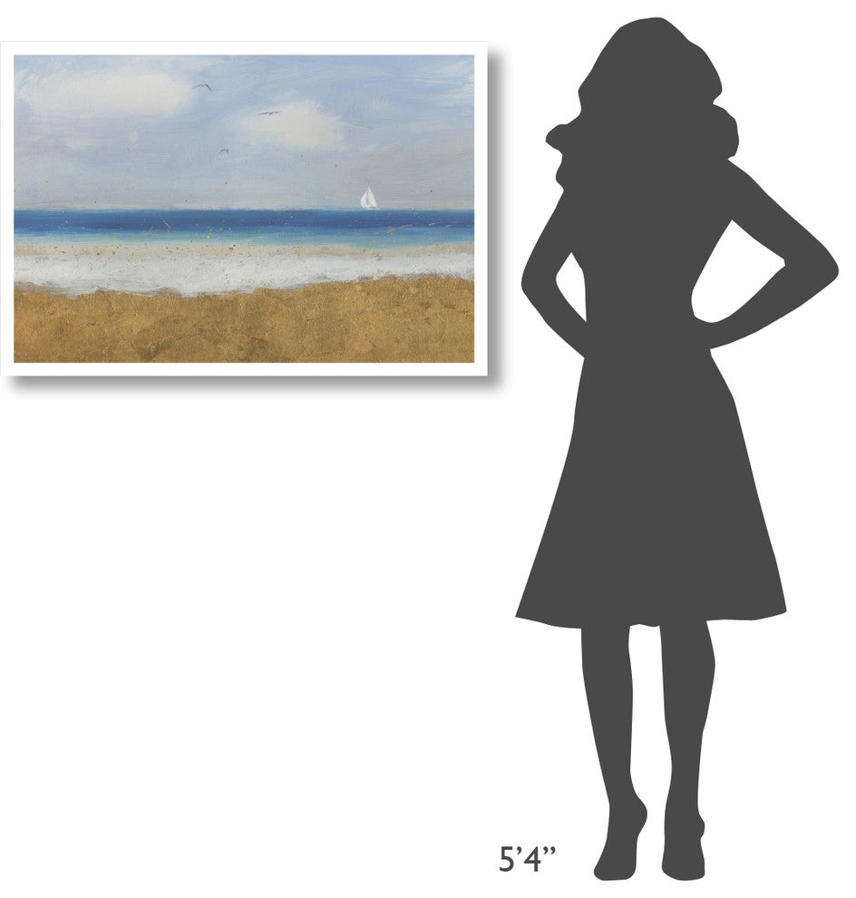 "Beach Horizon" Digital Paper Print by James Wiens, 38"x26"