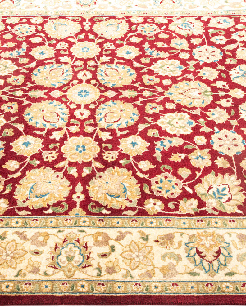 Mogul, One-of-a-Kind Hand-Knotted Area Rug Red, 4'1"x6'1"