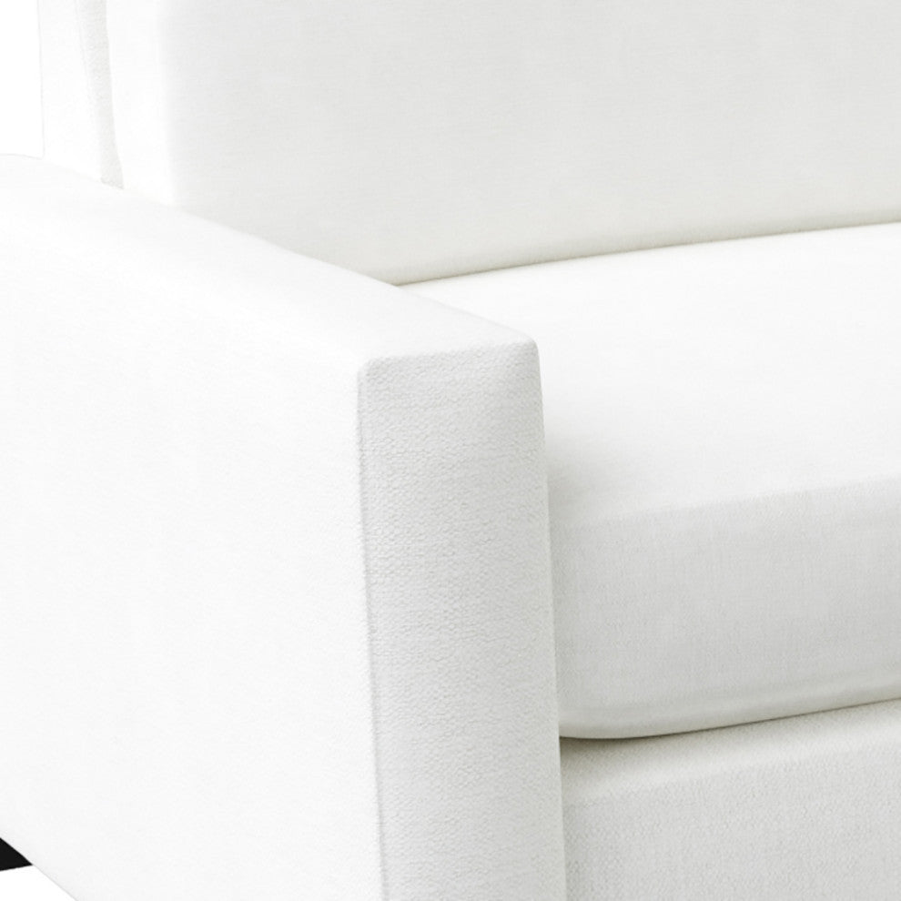Nativa Interiors Revolution 95" Sofa, Off White, Depth: Classic