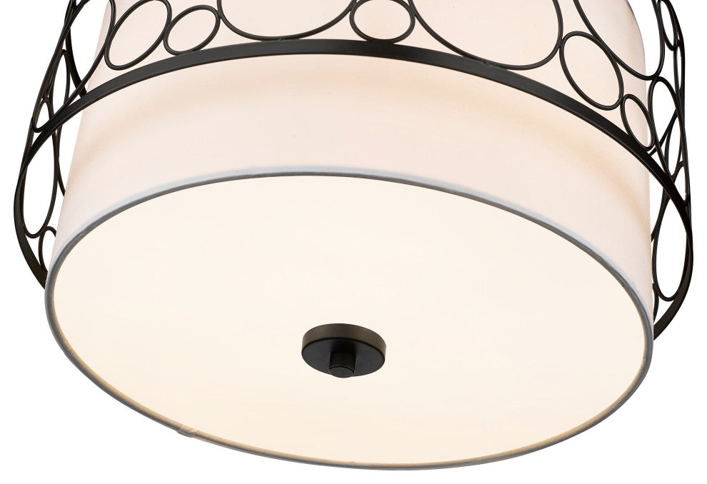 Zlite 197-17MB 3-Light Pendant, White