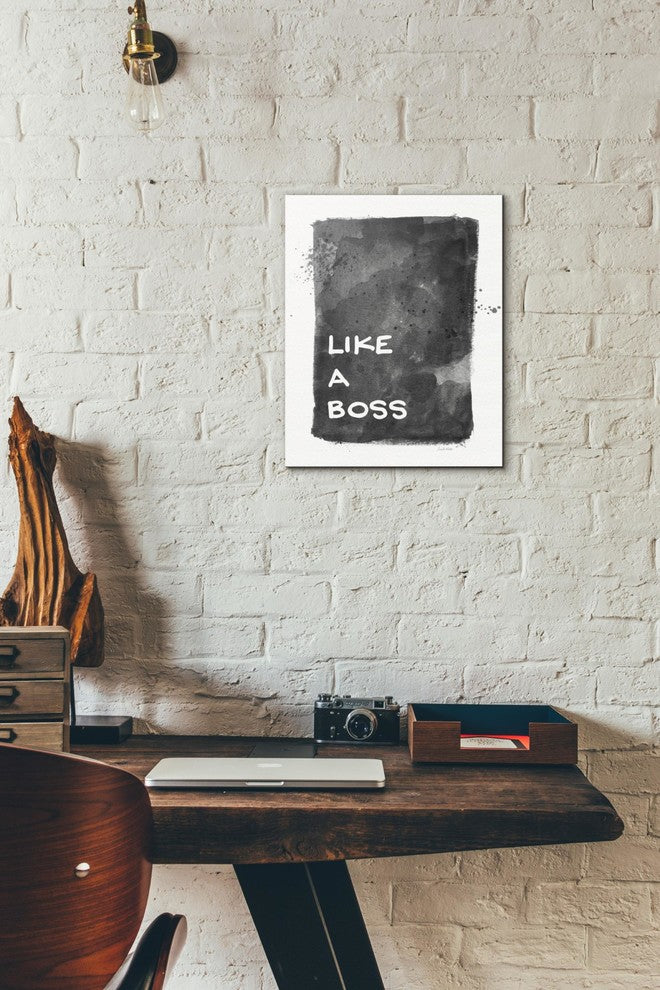 Epic Graffiti "Like A Boss" by Linda Woods, Giclee Canvas Wall Art, 12"x16"