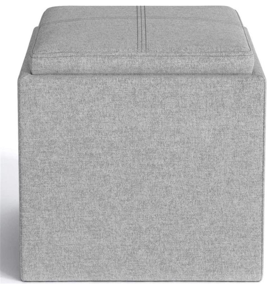 Rockwood Cube Storage Ottoman With Tray