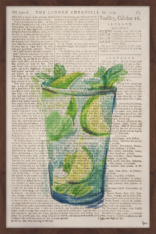 "Mojito on the Rocks" Framed Painting Print, 16"x24"