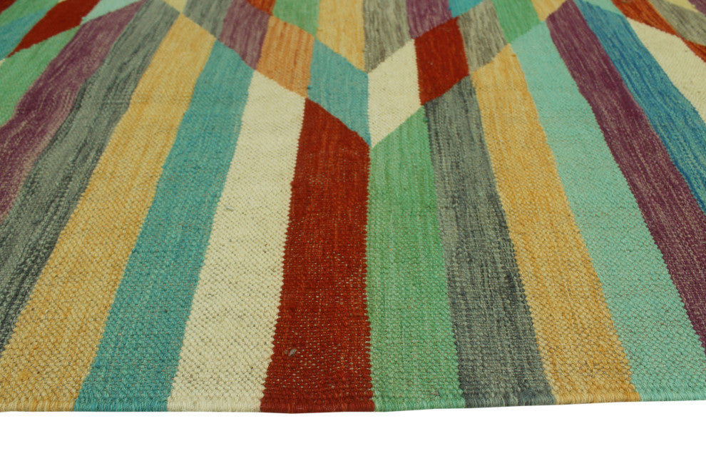 Winchester Kilim Salman Burgundy/Ivory Rug, 5'7x7'9