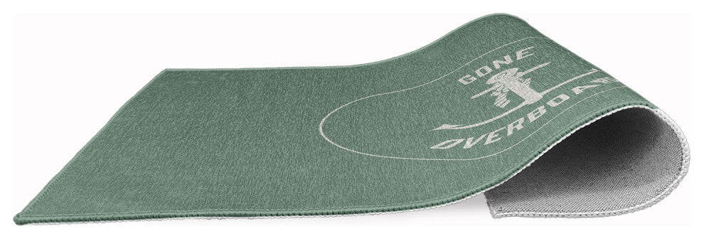 Gone Forever Overboard Nautical Chenille Rug