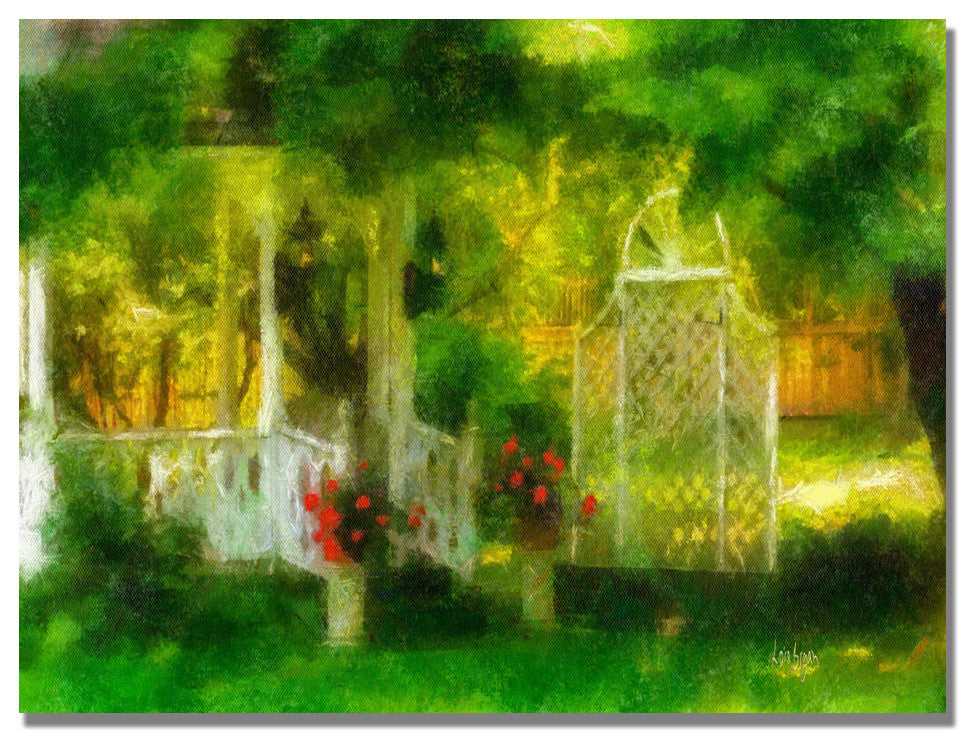 'Secret Garden' Canvas Art by Lois Bryan