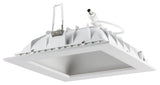 Sunlite LED 6" Square Low Profile Indirect Downlight, 12W 3000K Warm White
