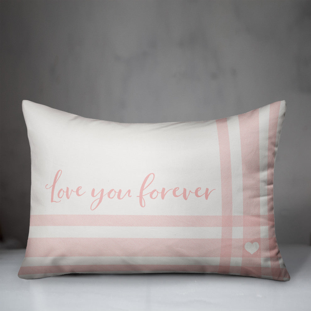 Love You Forever 14x20 Spun Poly Pillow