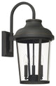 Dunbar 3 Light Outdoor Wall Lantern, Oiled Bronze
