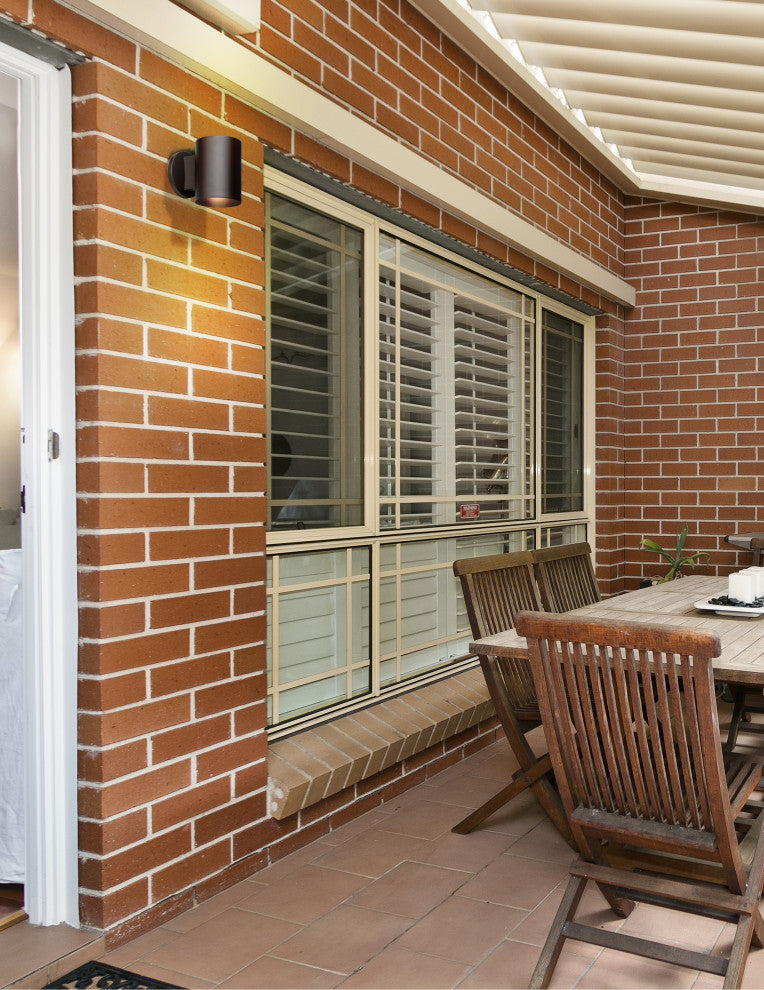 Poseidon Wet Location LED Wallwasher, Bronze