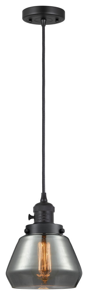 INNOVATIONS 201CSW-BK-G173 1-Light Mini Pendant Matte Black