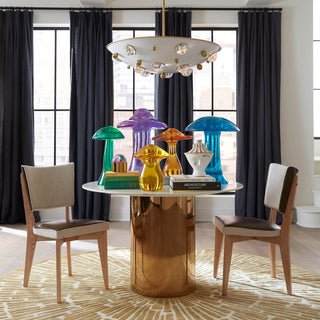 Yellow Acrylic Mushroom Objet