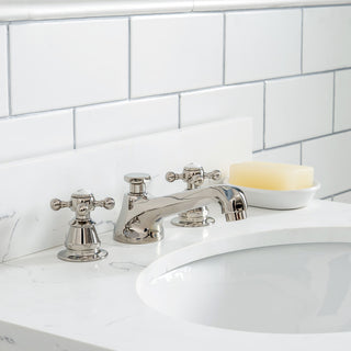 24" Wide Pure White Single Sink Quartz Carrara Bathroom Vanity
