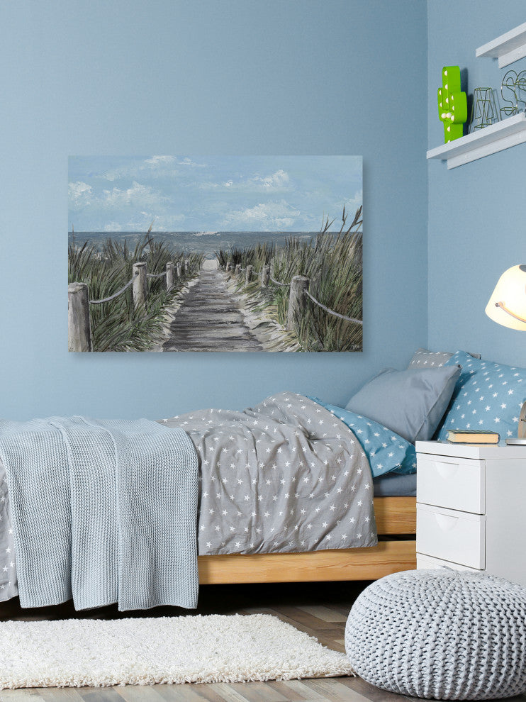 "My Favorite Path" Painting Print on Wrapped Canvas, 60x40
